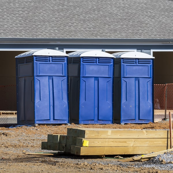 are there any restrictions on where i can place the portable restrooms during my rental period in Lees Summit MO